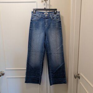 L'AGENCE Scottie Wide-Leg Jeans - Hayward - Size 26 - Hemmed to 26"